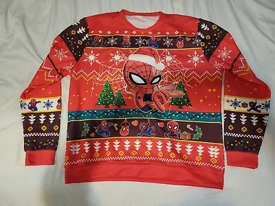 $25 • Buy  Spider Man 2xl Ugly Christmas Sweater 