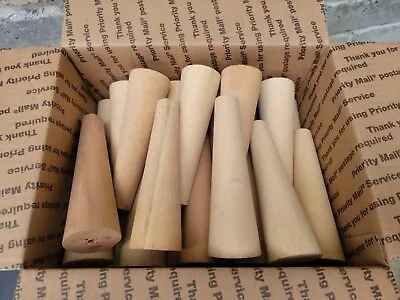 Wood Furniture Legs Solid Couch Legs Sofa Replacement Chair Legs 6  Lot Of 25  • $40