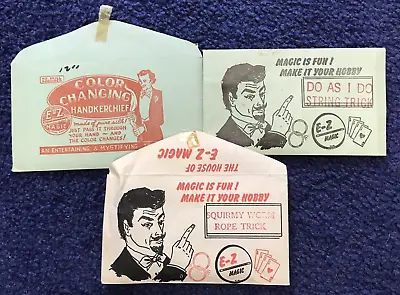 E-z Magic Tricks Lot-color Changing Handkerchief-squirmy Worm-do As I Do • $49.99