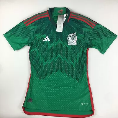 Adidas Mexico 22/23 Home Authentic Soccer Jersey HD6898 Men's Size S NWT • $79.99