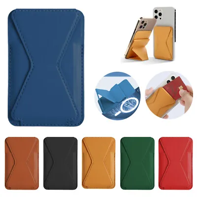 Magnetic Leather Case Mag Safe Wallet Card Holder Stand For IPhone 13 12 Pro Max • £5.75