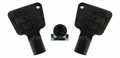 £3.89 • Buy Service Utility Meter Key Gas Electric Box Cupboard Cabinet Triangle Reading DIY