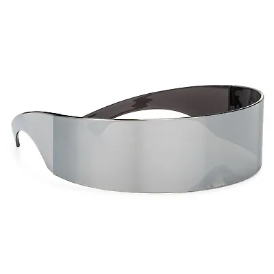 Retro Techno Futuristic Electronic Space Robot Visor Shield Style Sun Glasses NE • $10.99