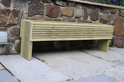 Wooden Raised Decking Garden Vegetable Planter Flower Trough - Various Lengths • £29.99