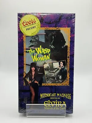 The Wasp Woman (VHS 1991 1994) Elviras  Midnight Madness  Series Coors Promo • $29.99