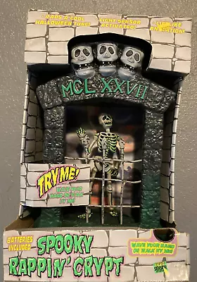 VTG Halloween Spooky Rappin’ Crypt Skeleton Great American Fun Corp*****VIDEO!!! • $39.95