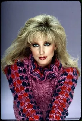 LR36A-19 MORGAN FAIRCHILD Original 35mm Slide  FLAMINGO ROAD  TV ACTRESS 1980 • $9.99