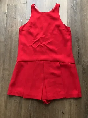 Zara Red Playsuit Size M • $16.17