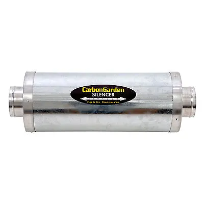 Large Acoustic Insulated Inline Duct Fan Silencer Hydroponics 4  6  8  10  12.5  • £119