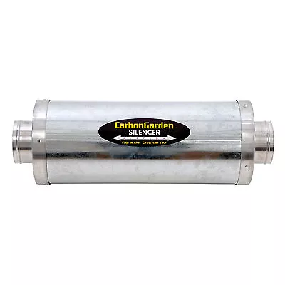 Large Acoustic Insulated Inline Duct Fan Silencer Hydroponics 4  6  8  10  12.5  • £55