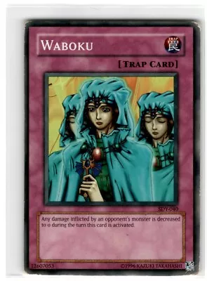 Yu-Gi-Oh! Waboku Common SDY-040 Heavily Played Unlimited • $1.94