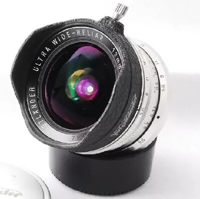 【 Mint Voigtlander ULTRA WIDE-HELIAR 12mm F5.6 Aspherical Silver_240468 】 • $400