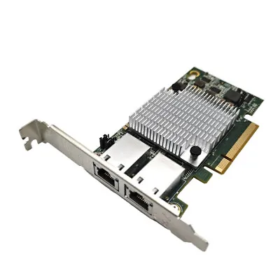 Intel X540-T2 X540-AT2 10G PCI-E Dual RJ45 Ports Ethernet Network Adapter • $24.95