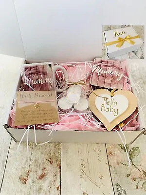Personalised Mum To Be Gift Box Hamper Mummy Baby Shower Basket New Present Cute • £22.99