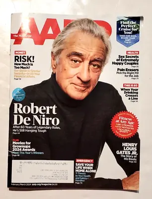 AARP Magazine December 2023/January 2024 Issue (Robert De Niro) (Free Ship) • $7.65