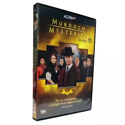 Murdoch Mysteries: Season 15 Fifteen (NEW Sealed DVD Set) US Seller Ships Fast • $12