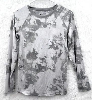 All In Motion Boys Long Sleeve Shirt Size XL 16 Grey Grid Camo • $9.99