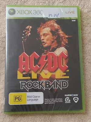 ACDC LIVE ROCKBAND Australia Pal Release Factory New Sealed XBOX360 Game  • $30