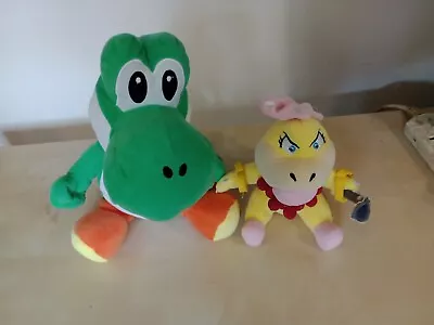 Official Nintendo Super Mario Yoshi & Wendy Soft Toy Plush • £12.99