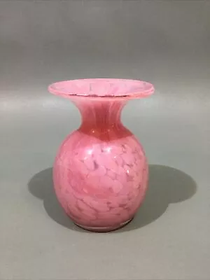 Medina Maltese Studio Art Glass Vase Signed • £11.95