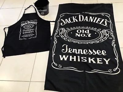 Jack Daniels Flag Full Apron And Ice Bucket • $40