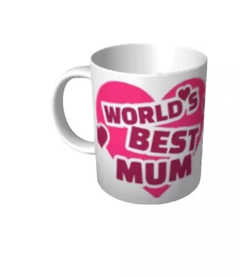 Worlds Best Mum Coffee Mug Tea Cup Mothers Day Gift 400 Ml Boxed  • $19.95