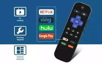 Universal Remote Control Compatible With All Insignia Roku TV • $8.99