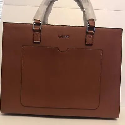 New Bromen Women’s Briefcase 15.6 Inch Laptop Tote Bag Shoulder Strap NWOT • £23.75