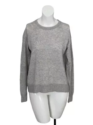 Vince Women's Heathered Gray Crew Neck Pullover Sweater Size XS Classic • $24.99