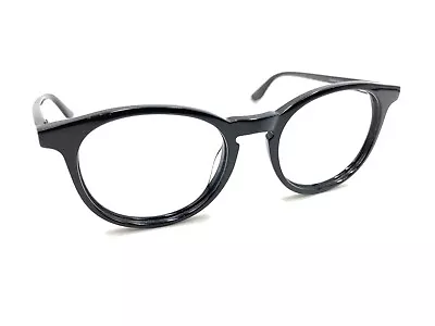 Carrera CA6636/N 807 Black Round Eyeglasses Frames 49-19 145 Designer Men Women • $64.99