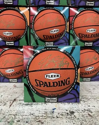 New Joe Smith Signed Autographed Mini Basketball NBA Spalding Warriors #9 Ball • $20