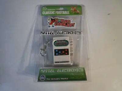 Mattel Electronics Old School Handheld Key Chain Game Classic Football M43D • $12.99