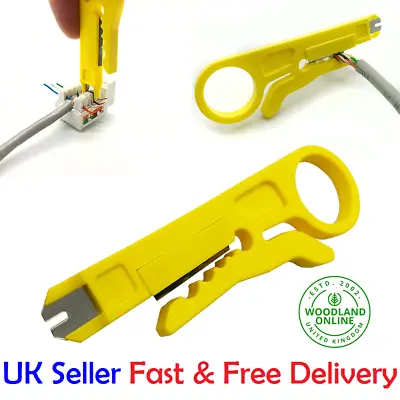 Cable Stripper Crimper Tool Portable Pliers Stripping Crimping Wire Cutter UK • £2.99