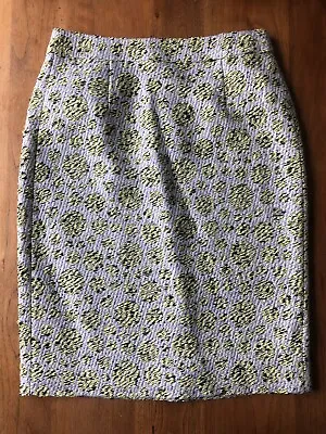 J.Crew Skirt Women's 6 Neon Animal Print Pencil Knee Length Lined Office Sample • $18.77