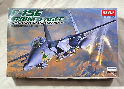 Academy F-15E Strike Eagle  Operation Iraqi Freedom  1:48 Model Kit #12215 Jet • $75