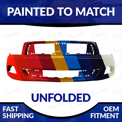 NEW Painted To Match Unfolded Front Bumper For 2010 2011 2012 Ford Mustang • $471.99