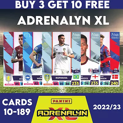 Panini Adrenalyn Xl Premier League 2023 - Base Cards #10 - #189 Football Soccer • £0.99