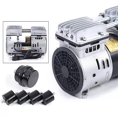 Oilless Diaphragm Vacuum Pump Industrial Oil Free Piston Vacuum Pump 550W • $106.40