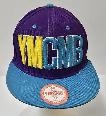 YMCMB SnapBack Cap Hat Pre-Owned Official Adjustable Cap 2012 Purple Blue Yellow • $38.21