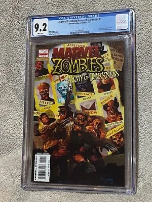 Marvel Zombies Army Of Darkness #1 CGC Graded 9.2 Cover Swipe Comic 5/07 • $74.95