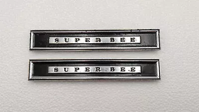 $399.50 • Buy Emblems Super Bee Inside Door Classic Car Parts Genuines Pair