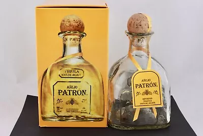 Patron Anejo 750 Liter Empty Bottle – Mint • $20