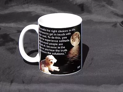 Great Pet Lover's Gift  Maltese Dog Mug Coffee / Tea Cup With A Nice Quote! • $7.95