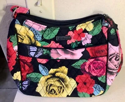 Vera Bradley Carryall Crossbody Purse In HAVANA ROSE - GUC • $22.50