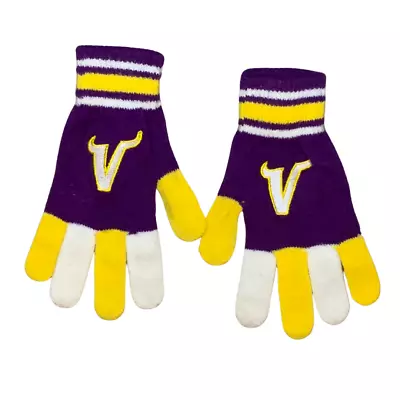 NFL Minnesota Vikings Multi Color Team Knit Glove • $5