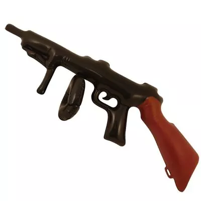 Inflatable Tommy Gun 1920's Mafia Gangster Fancy Dress Costume Accessory Lot • £6.99