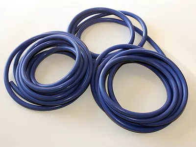 $23.63 • Buy Silicone Vacuum Hose Kit - 3.5mm 3mm 4mm - 5ft Of Each - 3 Strands - Blue