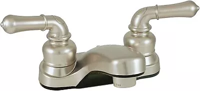 Mobile Home 4  Brushed Nickel Lavatory Faucet With Lever Handles • $29.95