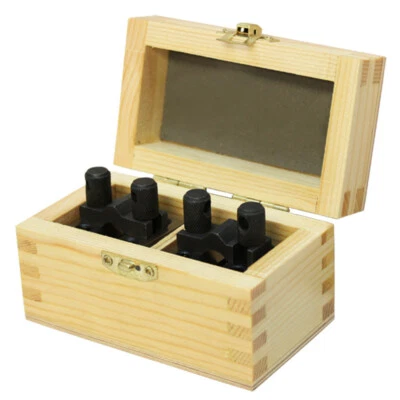 $42.77 • Buy V Block & Clamp Set Steel Gauge Gage Machinist Tool 1-3/8 X 1-3/8 X 1-3/16 Inch
