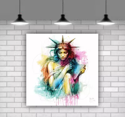 Statue Of Liberty Patrice Murciano Home Décor Canvas Art Print Ready To Hang • £25.29